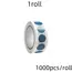 1000 PCS Color Dot Label Sticker  Classification Mark Coated Paper Sticker Rolls  Kawaii Stationery  Aesthetic