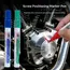 #2*Screw Positioning Marker Pen Waterproof Quick Drying Permanent Marking Pen For Motorcycle Car Mechanical Maintenance Assembly