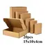 20/10PCS Corrugated Box Mailers,Brown Cardboard Shipping Box Corrugated Box Mailer Shipping Box Kraft Paper Packaging Box
