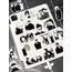 50/100PCS anime Jujutsu Kaisen stickers black and white style graffiti stickers DIY car phone laptop skateboard guitar stickers