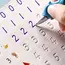 Children's Groove Control Pen Practice Calligraphy, English Alphanumeric Mathematical Drawing, Training Exercise Book