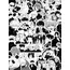 50/100PCS anime Jujutsu Kaisen stickers black and white style graffiti stickers DIY car phone laptop skateboard guitar stickers