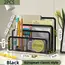 Papers Trays Notebook Stand Rack Desk 3-layer Black Metal Iron Mesh Holder for Magazine Document File Book Rack Organizer Office
