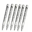 4/6pcs Waterproof Permanent Metallic Brush Paint Marker Pens DIY Resin Mold Gold Silver Drawing Supplies Craft Markers Pen