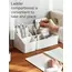 Dormitory living room desktop storage box plastic office cosmetics finishing box remote multi-function finishing storage box bat