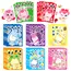  8Sheets Anime Cartoon Make a Face Make a Face Jigsaw Decals DIY Assemble Education Sticker Cute Cartoon Stationery Toys Gift