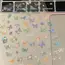 1/5sheets Fashion Butterfly Wing Streamer Laser Stickers Advanced Embossed Nail Art Stickers Colorful Butterfly Fairy Stickers