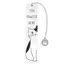 Creative cat waving design with colorful stainless steel text bookmark, giving the best reading blessings to those around you,