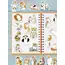 64pcs cat stickers cute cartoon orange cat decoration luggage phone case laptop skateboard guitar DIY waterproof stickers