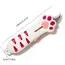 Retractable Cute Cat Paw Multi-Function Utility Knife, Portable and Safe Unboxing Tool, Office and Home Paper Cutting Gadget ﻿