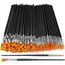 Flat And Round Paint Brushes Set,Pointed Flat Nylon Hair Brushes For Acrylic Oil Watercolor Paint Party Painting