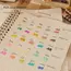 5 Colors/box Double Headed Highlighter Pen Set Fluorescent Drawing Markers Highlighters Pens Art Japanese Cute Pastel Stationery