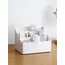 Dormitory living room desktop storage box plastic office cosmetics finishing box remote multi-function finishing storage box bat