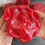Handmade Watermelon Slushy Squishy Toy Soft Slow Rebound Stress Relief ADHD Squeeze Toy Realistic Fruit  Model Adult Gift