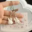 Kawaii Miffy Rabbit Keychain Cute Cartoon Soft and Adorable Girl Heart Cream Bell Cartoon Bag Decoration Best Friend Gift