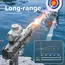Electric Water Gun Absorb Water Continuous Shooting, Lights With Auto Sensor Water Gun, Summer Outdoor Beach Pool Toy For Kids
