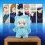 BANDAI Jujutsu Kaisen Battle V2 Cat Paradise Party Series Blind Box Cute Plush Doll Pendant Anime Periphery Surprise Gift