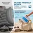 Striped Inflatable Water Hammock Float, Multi-Purpose Mesh Pool Lounger, Foldable Floating Bed, Beach and Summer Water Party Use