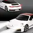 1:32 911 Targa 4S Sports Car Alloy Car Model Simulated Children's Toy Collection Ornaments for Boys Gifts