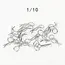 20/50 1/8 1/10 1/12 1/14 1/16 1/18 RC Car Body Shell R Clips Bodyshell Pin Metal Body Shell Clip Pin Buggy Truck Toy Accessories