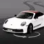 1:32 911 Targa 4S Sports Car Alloy Car Model Simulated Children's Toy Collection Ornaments for Boys Gifts