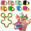 2Pcs Rainbow Circle Tangle Rope Twist Fidget Toy - Sensory Autism Therapy Anti Stress Kids Fidget Toy Jouet Antiestres Niños