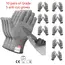 Level 5 HPPE Anti-Cut Gloves Kitchen Gardening Anti-Cut Knitted Gloves Anti-Thorn Wear-Resistant Glass Building Cutting Gloves