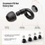Silicone Ear Plugs for Sleeping 25dB Noise Cancelling Hearing Protection Reusable Earplugs for Sleep Focus Concerts Work Study