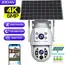 JOOAN 4K Solar Security Camera Wireless Outdoor Dual Lens Solar IP Camera PIR Human Detection Night Vision Battery CCTV Camera