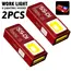 LED COB Mini Flashlight USB Rechargeable Mini Torch Portable Working Light With Magnet Outdoor Emergency Hiking Fishing Lantern