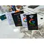 Hilo 13.56Mhz programmable Google Review Card NFC station table NFC Google Reviews display bending card standing brand bracket