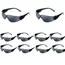 Clear Safety Glasses Anti-Fog Protective Eyewear For Men Women Scratch Impact Resistant Eye Black Protection For Work Lab(10pcs)
