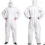 Disposable Breathable Dustproof Water Oil Resistant Work Safety Overall Anti Dust Spary Painting Decorating Labour Coverall Suit