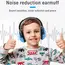 YHKEMA Noise Cancelling Headphones for Kids, SNR 27dB Safety Noise Reduction Ear Muffs for Autism Sensory &Concentration Aid