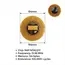 Diameter 6mm NXP NTAG213 NFC Tags  Programmable RFID Stickers Round Waterproof Flexible FPC NFC Labels for Phones Wearables