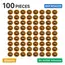 Diameter 6mm NXP NTAG213 NFC Tags  Programmable RFID Stickers Round Waterproof Flexible FPC NFC Labels for Phones Wearables