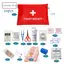 50pcs Set Portable First Aid Kit Red Car Emergency Kit Accessories For Home Family Travel Outdoor Emergency Medical Treatment