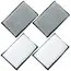 2-10Pcs Soft Double Side Microfiber Scrubbing Sponge Car Leather Cleaning Microfiber Towel Wax Sponge Auto Detailing Tools