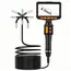 360° Rotating 2-way Articulated Endoscope 6mm 5-inch IPS Endoscope Inspection Camera Automotive Mechanical Industrial Endoscope
