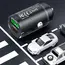 USB Type C Car Charger Max 100W Mini Car Charger Fast Charging Head Dual-Port Mobile Phone Car Charger For Xiaomi Samsung Huawei