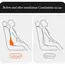 Car Seat Pillow Memory Foam Lumbar Support Breathable Back Protector Suitable for Office Chairs and Car Interior Accessories