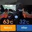 Car Sunshade Umbrella Front Windshield Silver Glue Sunshade Umbrella Uv Resistant Folding Car Umbrella Car Sunscreen Accessories
