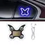 Universal Solar Atmosphere Light Heart-shaped Dynamic Gradient LED Fit Car Interior Ambient Light Decoration Accessory RGB