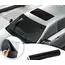3/5/7/10CM Glossy Black Vinyl Wrap Stripes Chrome Delete Blackout Vinyl Window Trim Film For Car Interior Hood Roof Pillar