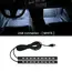 2 in 1 LED Car Neon Light Foot Light LED Interior Decoration Backlight Cigarette Lighter USB Atmosphere Lamp Vehicle Accessories