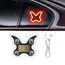 Universal Solar Atmosphere Light Heart-shaped Dynamic Gradient LED Fit Car Interior Ambient Light Decoration Accessory RGB