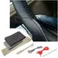 Car Steering Wheel Braid Cover Needles And Thread Artificial Leather Car Covers Suite 5 Color DIY Texture Soft Auto Accessories