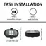 Upgrade RGB Car Atmosphere Lights, Larger Battery & Brighter, Type-C Charging Cable, Wireless Remote Multi-Mode for Car Motorcyc