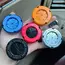 Ignition Device Decor Motorcycle Key Cover Car Interior Sticker Decorative Rotary Push To Start Button Cover for Motorcycle Lock