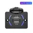 12V-24V Dual USB QC3.0 PD 3.1A/2.1A Car Charger Socket Quick Charge with Sliding Cap Outlet Panel Adapter for Truck Camper RV